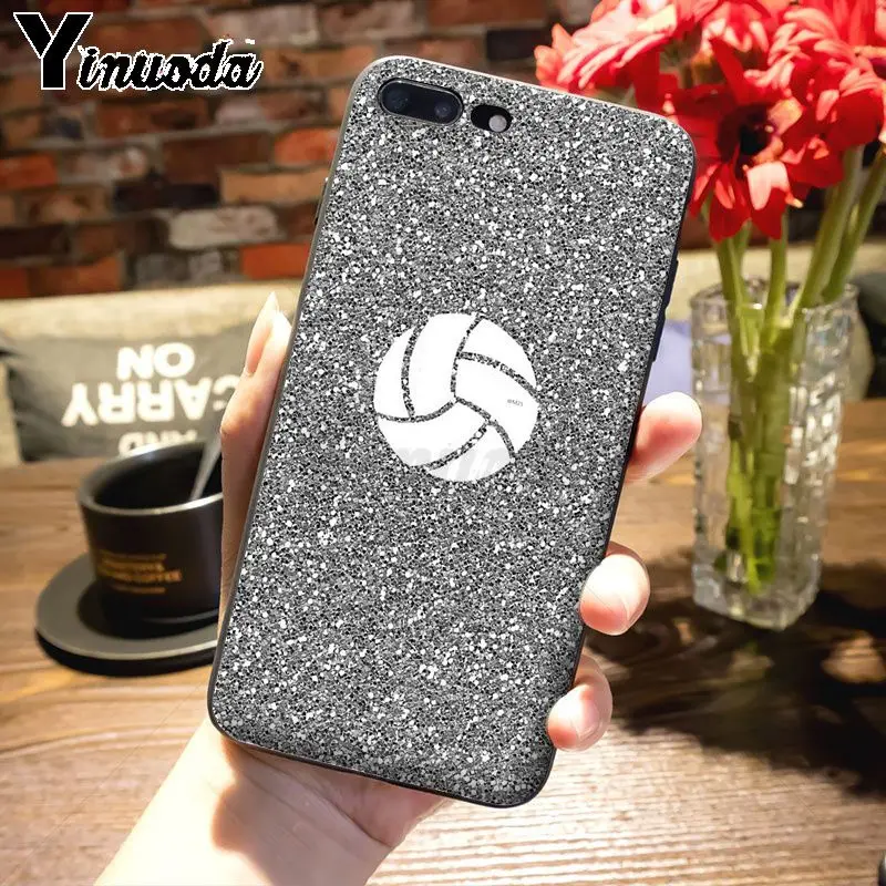 Yinuoda волейбольная Раскрашенная крышка мягкий чехол для телефона для iPhone 7plus X xs max xr 6 6S 7 8 8Plus 5S 11pro чехол