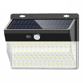 

206 LED Solar Lights Powered PIR Motion Sensor Light Outdoor Garden Security Flood Lamp