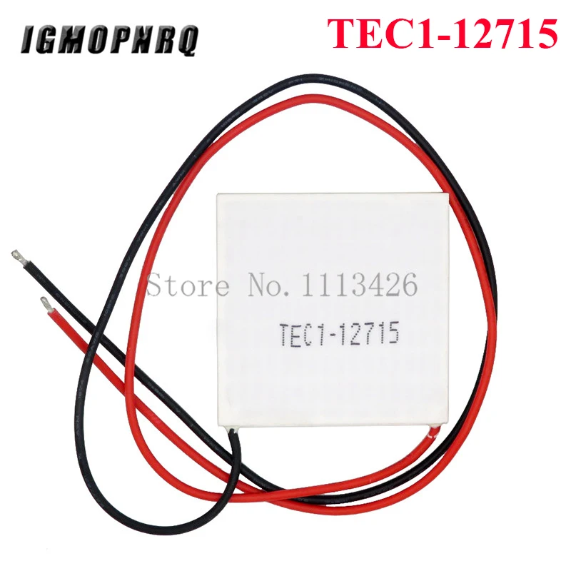 TEC1-12715 TEC1-12706 12703 12704 12705 12708 12709 12710 12712 12715 Термоэлектрический охладитель Пельтье 40*40 мм 12V Пельтье Elemente модуль - Цвет: TEC1-12715