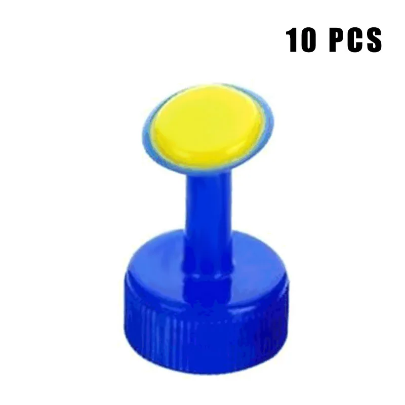 Blue 10pcs Крышка для бутылки спринклер пластиковый полив маленькая насадка для полива насадка для распыления SLC88 - Цвет: Blue 10pcs