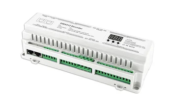 

dmx 12-24v dmx 512 rgbw led strip rgbw led rgb lighting led module high Power DMX512 constant voltage decoder