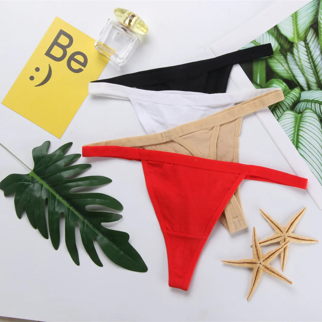 Сексуальные женские хлопковые стринги с низкой талией сексуальные трусики