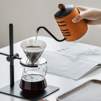 

Coffee Pot Gooseneck Kettle With stainless steel filter small mouth Pot Hand-made Coffees Share Pots Fine Mouth Brew Coffee Pots