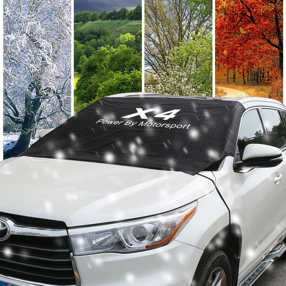 Car Windshield Snow Block Cover Accessories For BMW X3 F25 G01 X4 F26 G02 X5 E70 F15 G05 X6 E71 F16 G06 X1 E84 F48 X2 F39 X7 G07