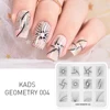 Nail Stamping Plate 46 Designs Nail Art Stamping Plate Flower Butterfly Geometric Patterns Nail Stencils Template Manicure Tools 5