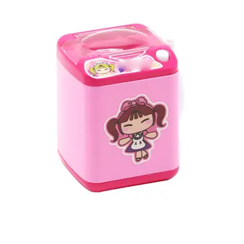 

1pc Mini Simulation Washing Machine Electric Makeup Brush Cleaner Simulation Automatic Cleaning Washing Machine without Battery