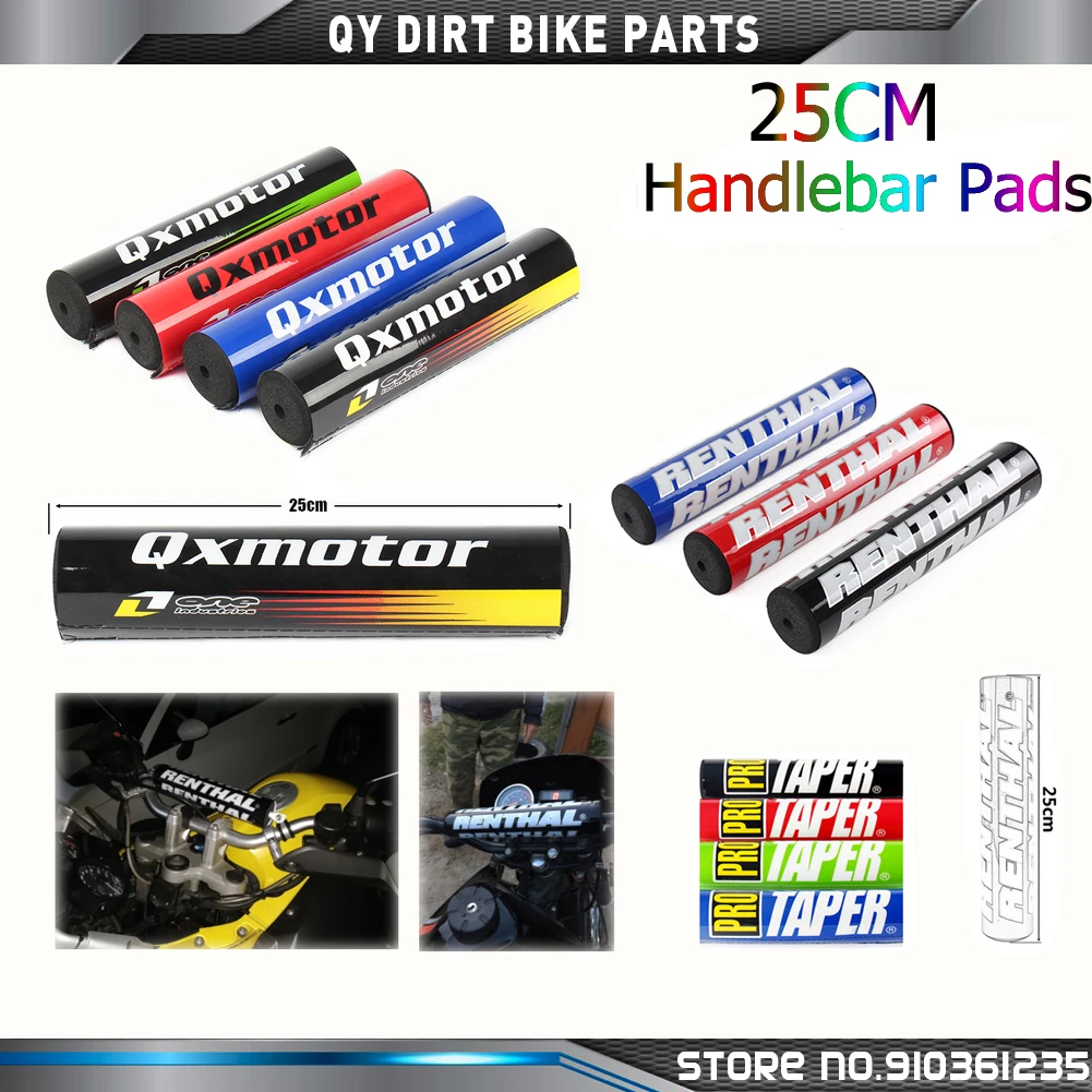 Удлиненные 250 мм накладки на руль 7/8 "для CR WR WRF CRF YZ RMZ YZF SX SXF EXC XCW ATV внедорожный