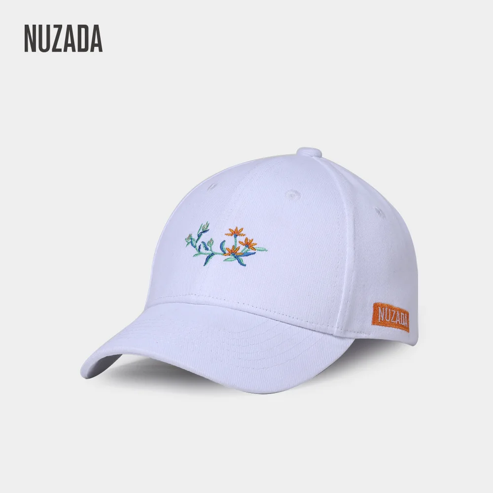 

Nuzada Brand Embroidered Cotton Popular Brand Baseball Cap Autumn And Winter New Style Brim Hat Women's Korean-style Outdoor