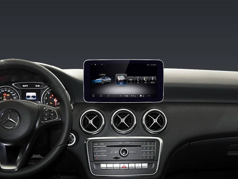 Discount 9.33Inch Android quad core 7.1 3+32GB car dvd for Mercedes-Benz A Class W176 2013-2015 NTG 4.5 Autoradio GPS Navigation Stereo 3