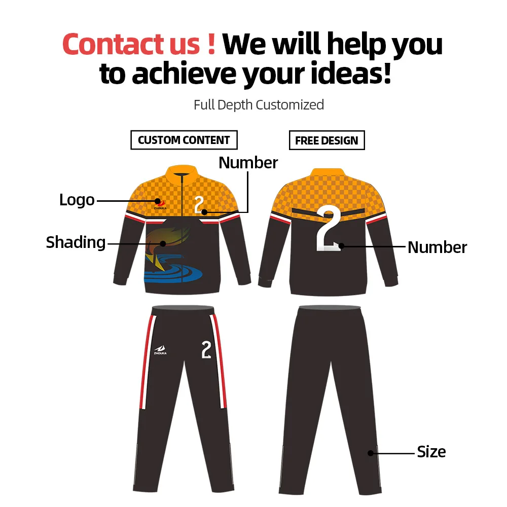 New Soccer Jerseys Set Running Training Suit Men Women Boys Design Sublimation Printing Football Training Tracksuit Jumpsuit