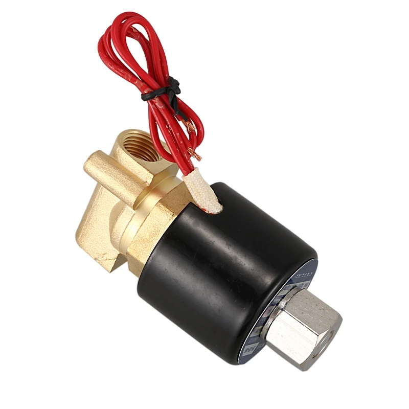 1/4inch Valve Solenoid DN8 Normally Open N/O Brass Electric 220V Pneumatic for Water Oil Gas | Обустройство дома