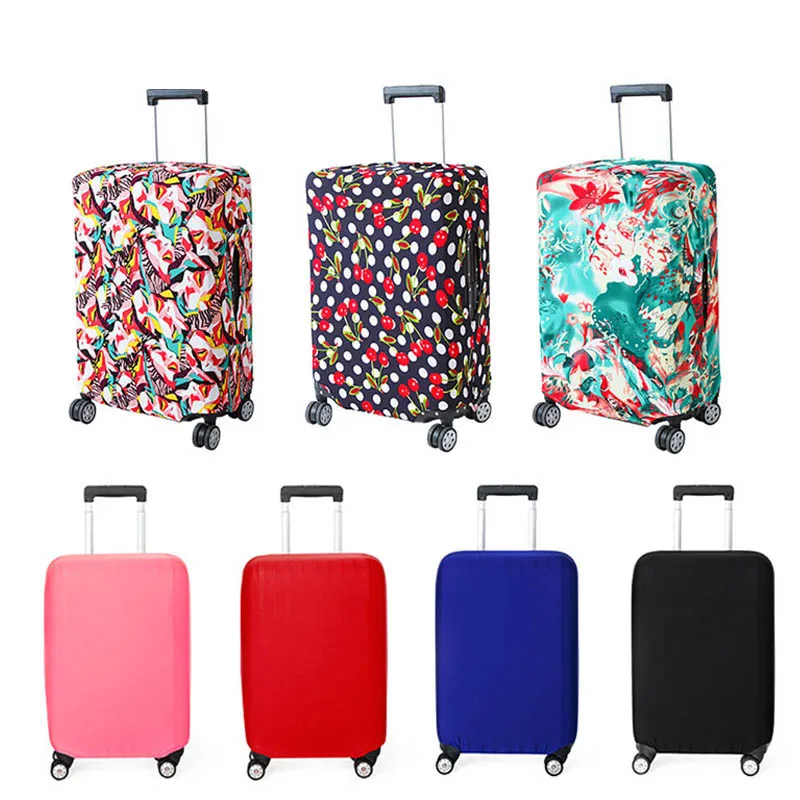 

Travel Thicken Elastic Pure Color Luggage Suitcase Protective Cover, Apply to 18-32inch Cases Travel Accessories