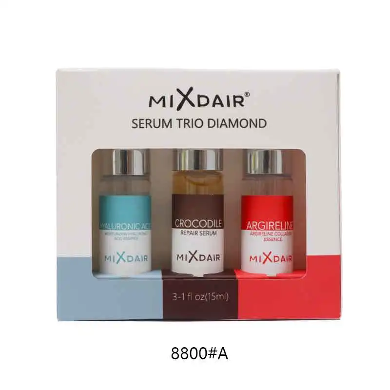 MIXDAIR 3 шт./компл. лица Сыворотки Отбеливание Сущность крокодил ремонт лицо со шрамом Гиалуроновая кислота Увлажняющий Антивозрастной уход за кожей - Вес нетто: 15ml