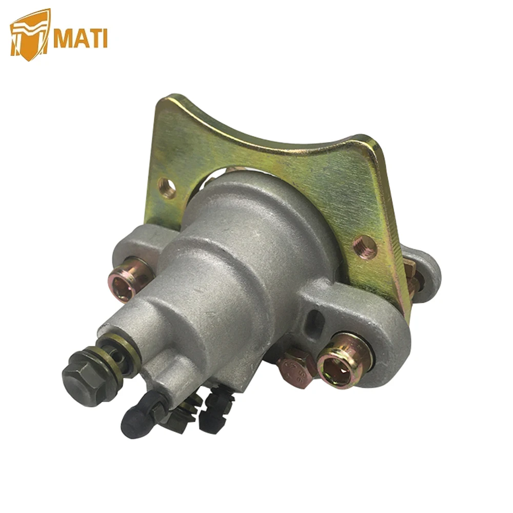 Mati Rear Brake Caliper Assembly for ATV Polaris Scrambler 500 2X2 4X4 Trail Blazer 250 330 Trail Boss 330 with Pads 1910806