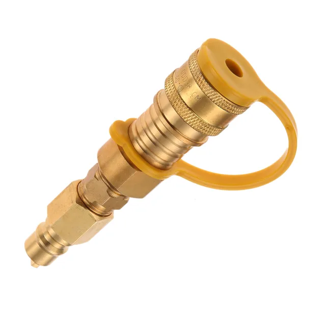 1Pc 3/8 Hüvelykes Földgáz Gyors Csatlakozó Sárgaréz 1 Lp Propán Adapter Szerelvények Tömlőcsövek Szálak Leválasztása Tartály Grill Kiegészítők - Image 5
