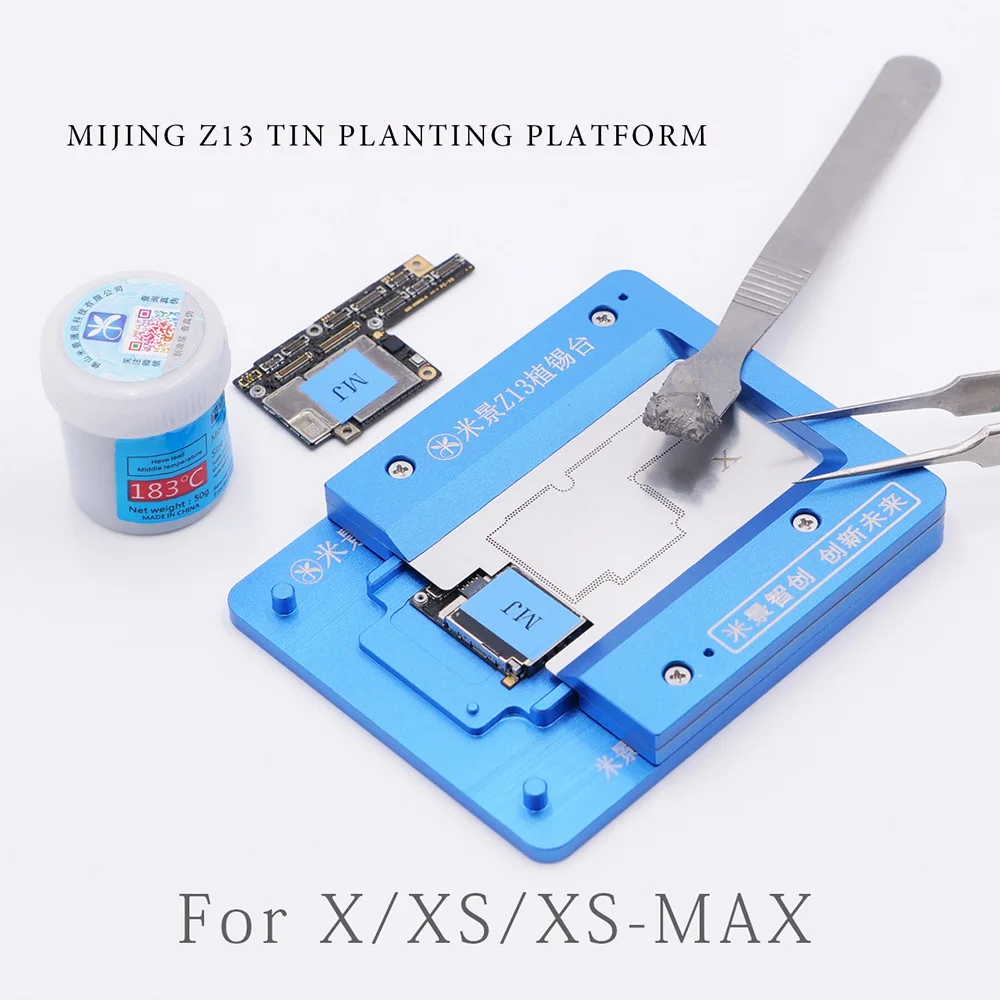 NOVFIX MJ Z13 держатель материнской платы приспособление с BGA трафарет для iPhone X XS MAX паяльные инструменты для ремонта