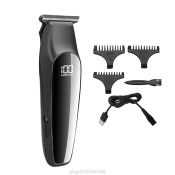 

Professional Hair Clippers Men T-Blade Beard Trimmer Barber Grooming Kit Cordless Machine Haircut N11 20 Dropshipping