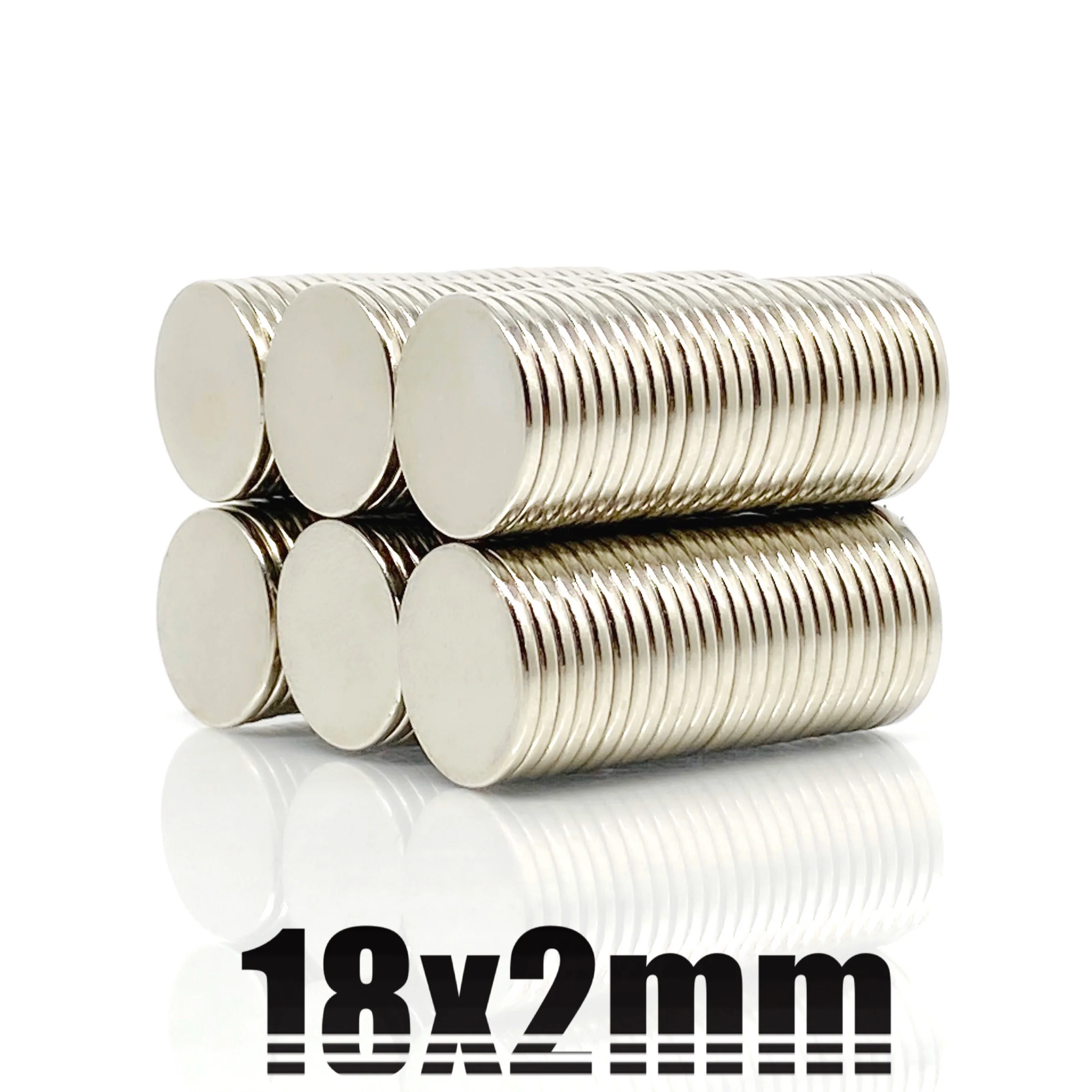 Неодимовый магнит 18x2 5-200 шт. 18 мм x 2 N35 NdFeB Круглый сверхмощный сильный постоянный
