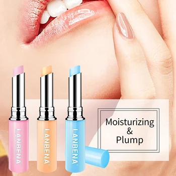 

LANBENA Chameleon Lip Balm Rose Hyaluronic Acid Moisturizing Nourishing Lip Plumper Lip Lines Natural Extract Makeup Lipstick