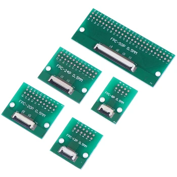 

8P/12P/20P/24P/50Pin 0.5mm FFC FPC to DIP 2.54mm PCB Converter Board Adapter Socket Plate Welding With Connector
