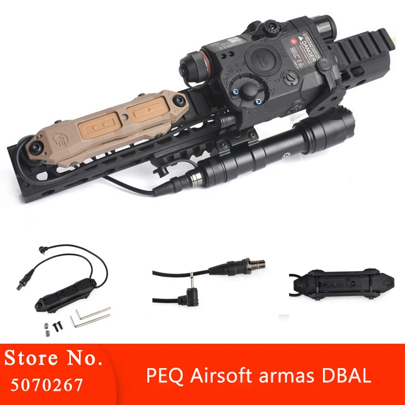 エアガンタクティカル拡張圧力スイッチダブルスイッチpeq 15 Peq 16a Peqエアガンdbal 2 Ne 武器ライト Aliexpress