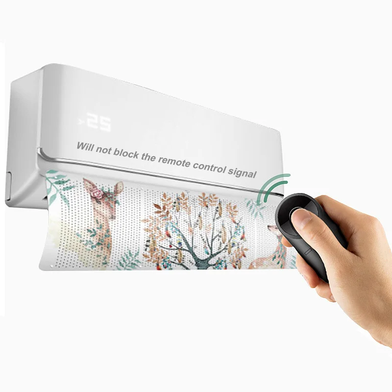 

Anti Direct Blowing Retractable Air Conditioner Shield Drip-proof Water Cold Air Conditioner Wind Deflector Baffle