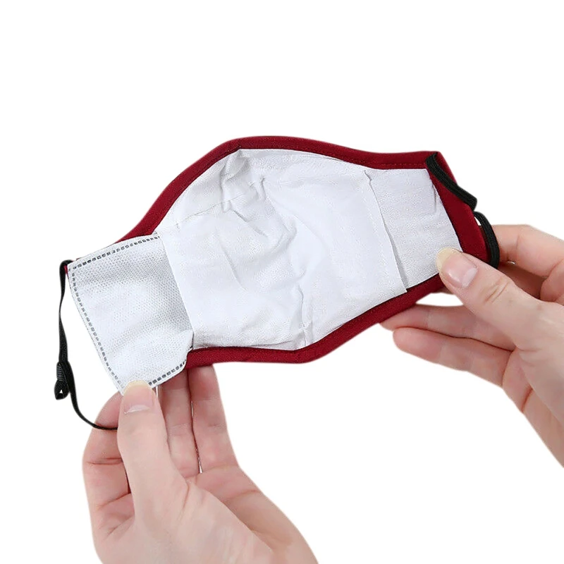 

Cotton anti-fog and breathing valve pm2.5 mask winter cotton Korean black three-dimensional filter mask