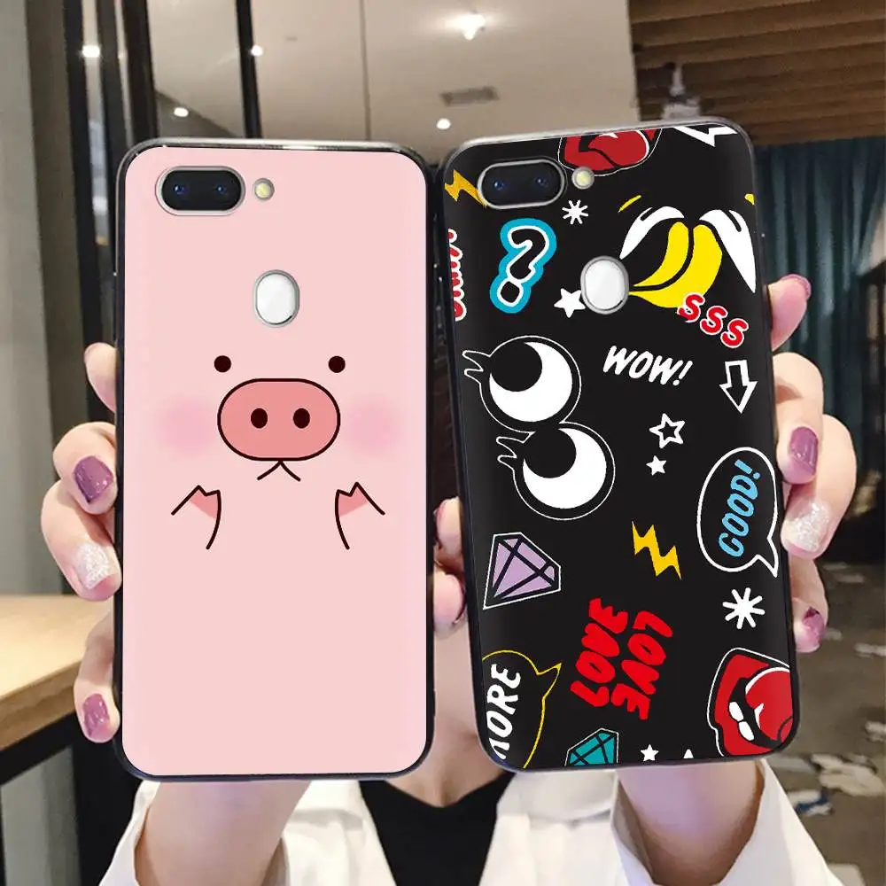 Новое поступление ТПУ чехол для телефона OPPO R15 Pro Мода Анти-пыль милый мужчин