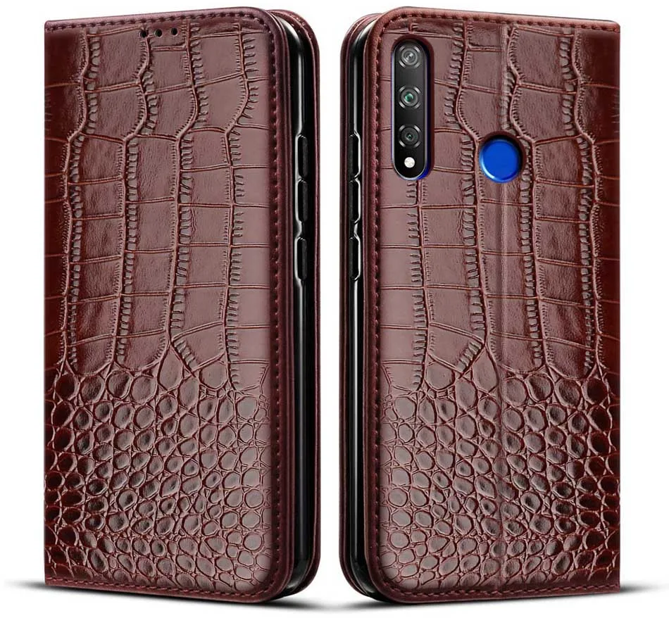 Premium Flip Leather Phone Case for Honor 10i - 6.21 Inch Cover