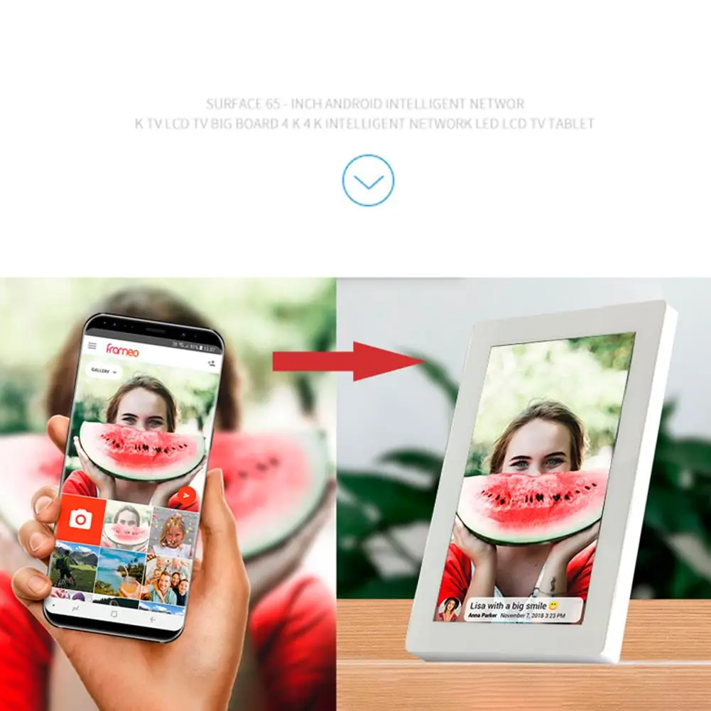 10IN Android облачная фоторамка Смарт Full HD WiFi цифровая фоторамка