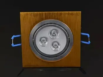 

2018 Led Spotlight 15pcs 3*1w Down Light,,ac95-265v Lighting,with High Brightness,free Shipping