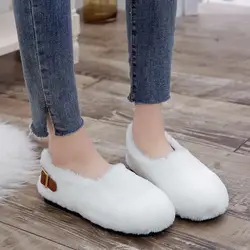 BJYL/2019; женские зимние ботинки; botas femininas; теплые женские плюшевые ботильоны на плоской подошве; зимняя обувь на платформе; B323