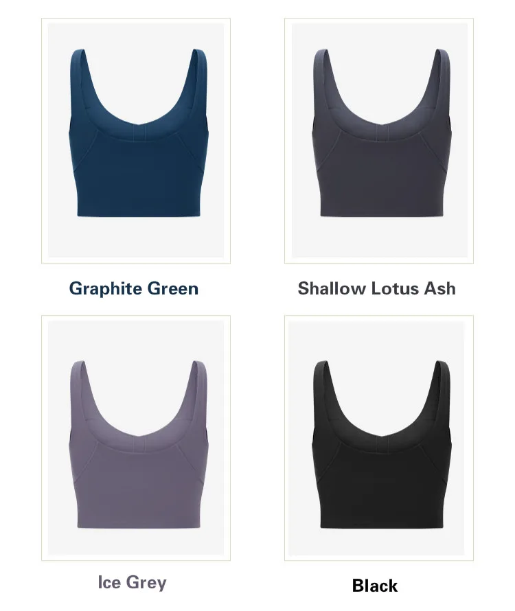 Lulu Fitness Tank Top Women Sports Support Sexy Tight Gym Yoga Vest Buttery Soft Weightless With Removable Chest Pad Custom Logo