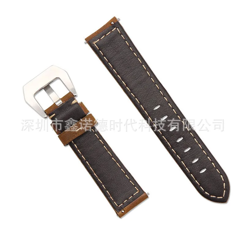 Применимые часы huawei GT Active наручные часы на кожаном ремешке ремешок из зернистой кожи 22 мм кожаный ремешок