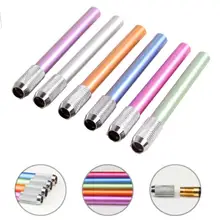 6Pcs/lot Useful Metal Pencil Lengthened Extender Holder Students Stationery School Supplies Painting Drawing Tool