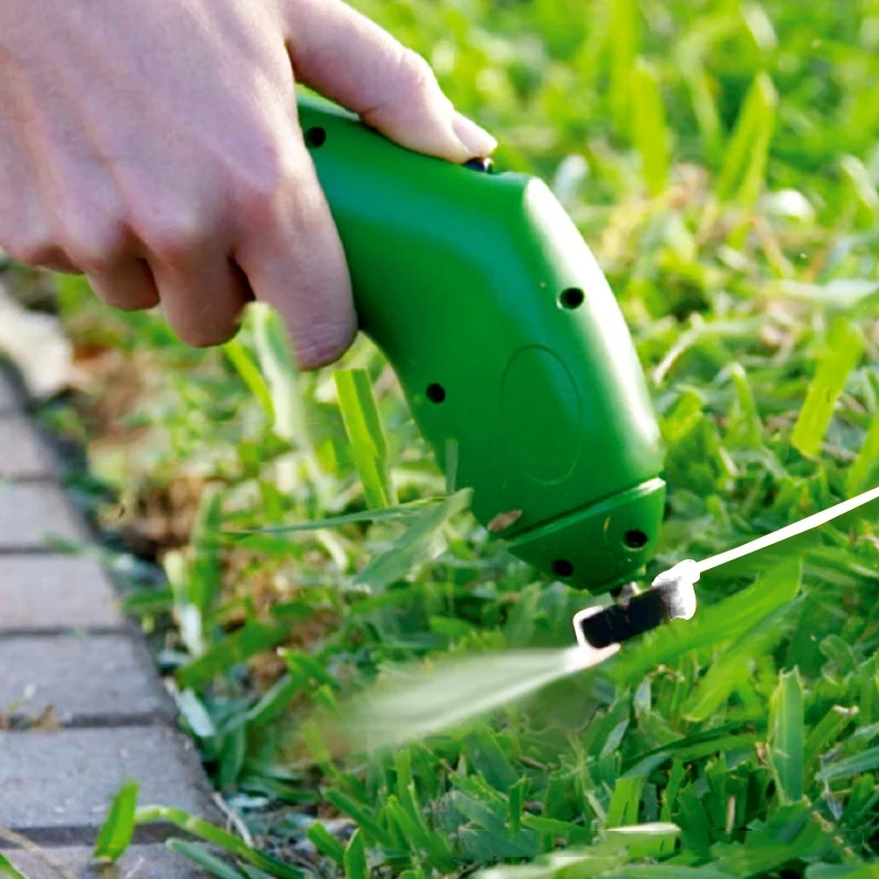 

Portable Handheld Grass Cutter Electric Automatic Lawn Mower Cordless Trimmer And Edger String Weed Garden Tool