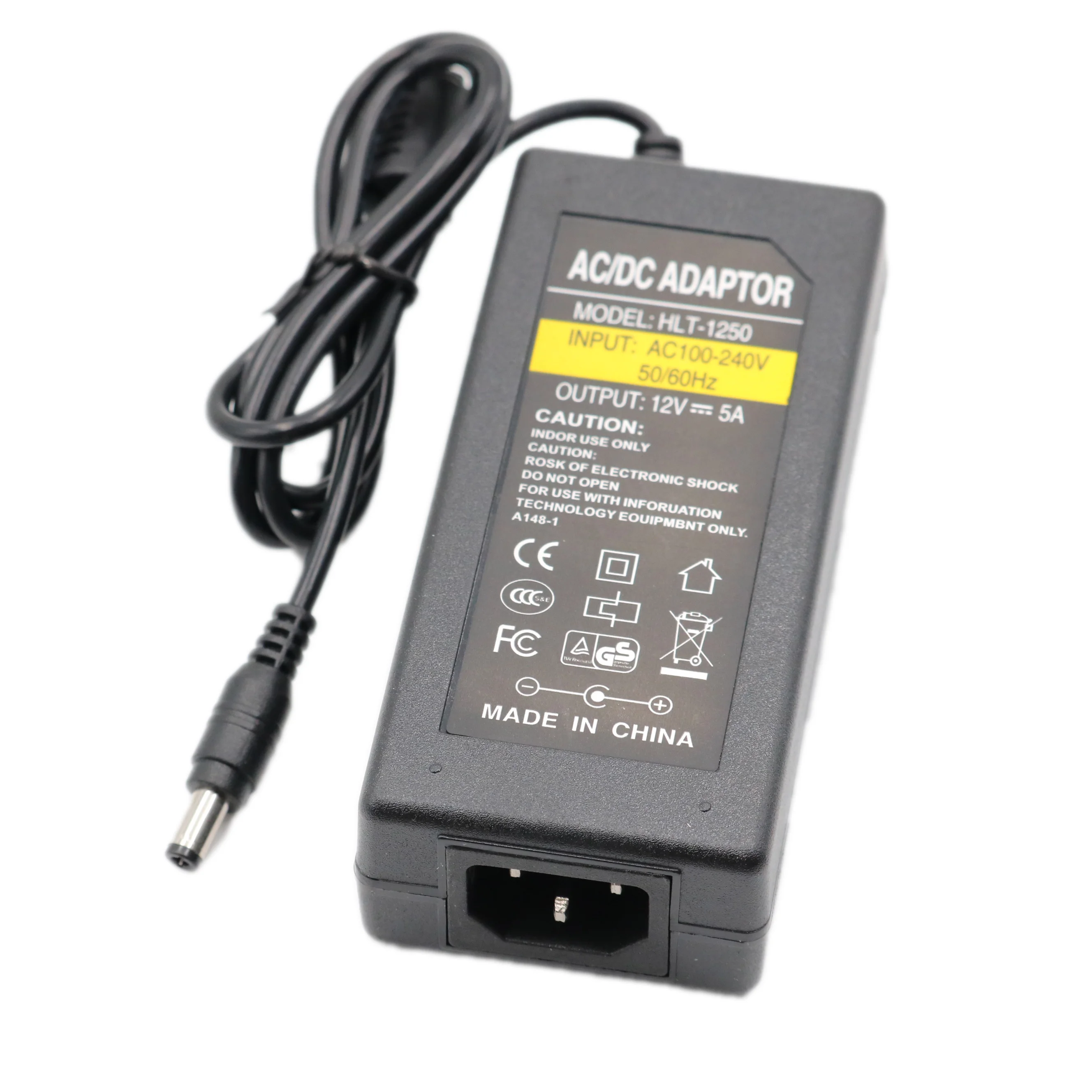12V 5A 12V5A светодиодный светильник адаптер питания 100 240V привод для 5050 3528