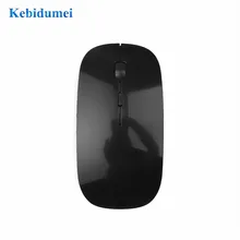 Kebidumei, беспроводная мышь, ультра тонкая, USB, оптическая, 2,4G, приемник, супер тонкая мышь, беспроводная, для компьютера, ПК, ноутбука, рабочего стола