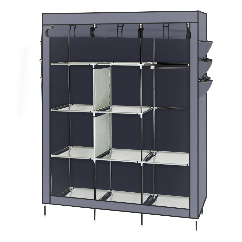 Portable Bedroom Multipurpose Non-woven Cloth Wardrobe Folding Clothing Storage Cabinet Dustproof Cloth Closet Home Furniture Portable Bedroom Multipurpose Non-woven Cloth Wardrobe Folding Clothing Storage Cabinet Dustproof Cloth Closet Home Furniture