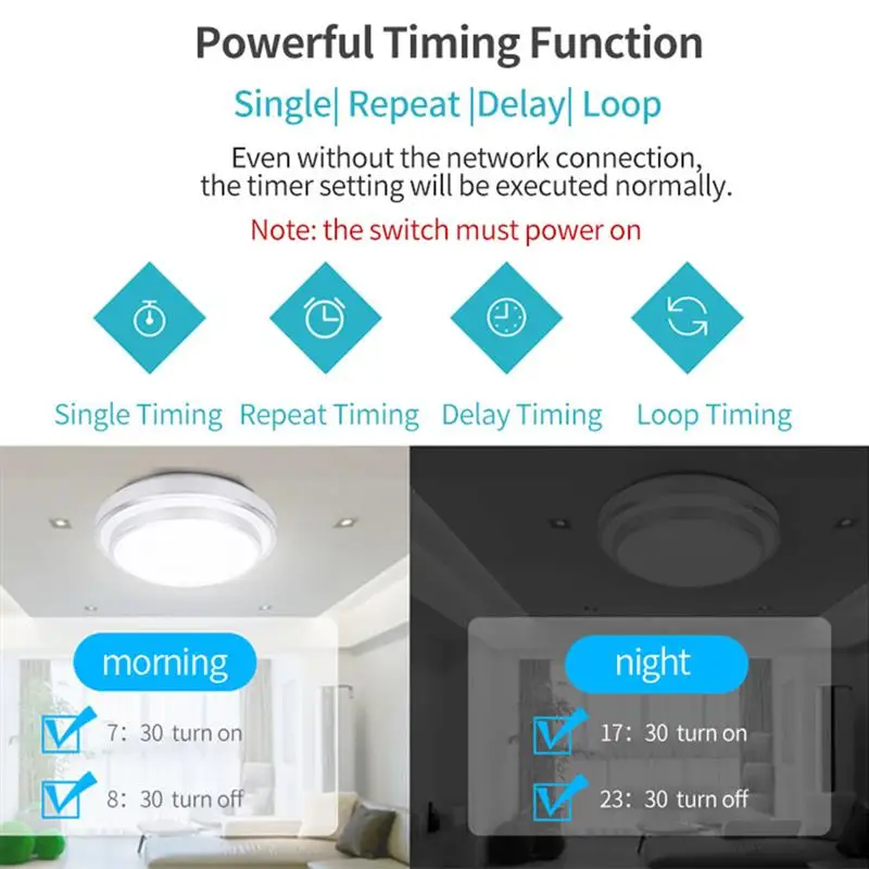 Белый Wi-Fi механический телефон приложение умный светильник контроллер Настенный умный переключатель работает с Amazon Alexa и Google Assistant