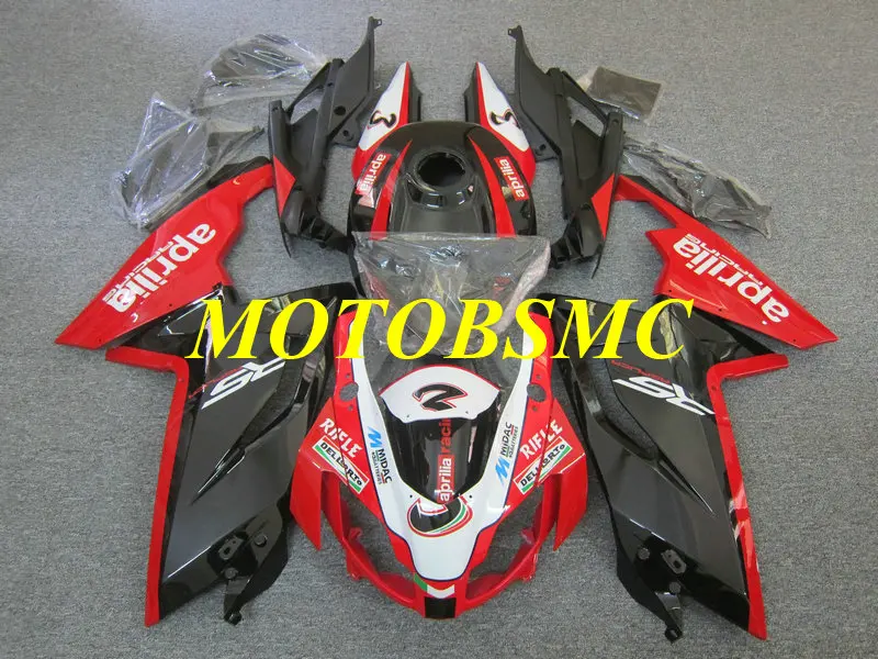 Комплект обтекателей под давлением для Aprilia RS125 06 07 08 09 10 11 RS 125 2006 2010 2011 ABS красный черный обтекатель + подарки