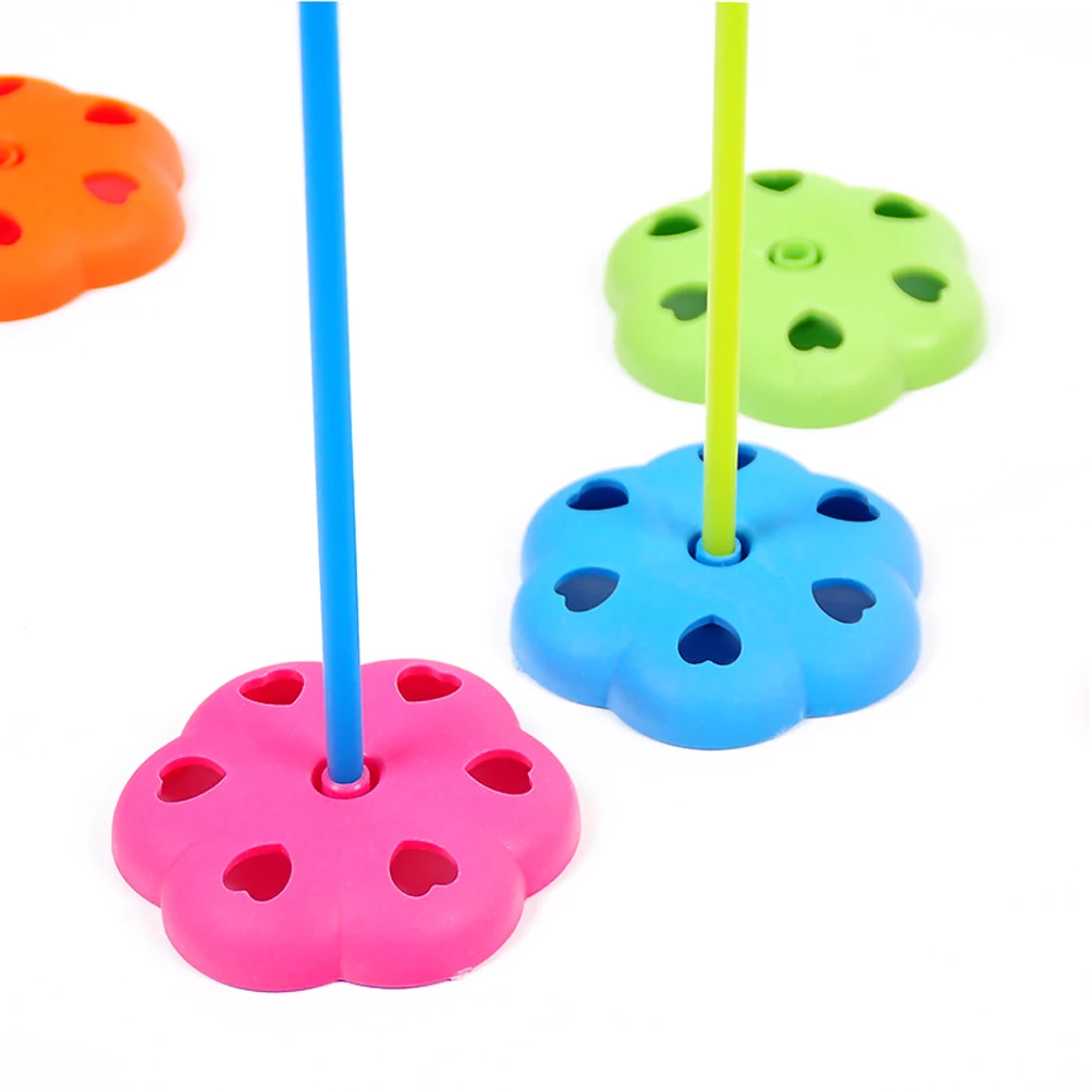 100Pcs Holder Wedding Holiday Plastic With Cup Balloon Towbars Random Stick Party Rods Decoration