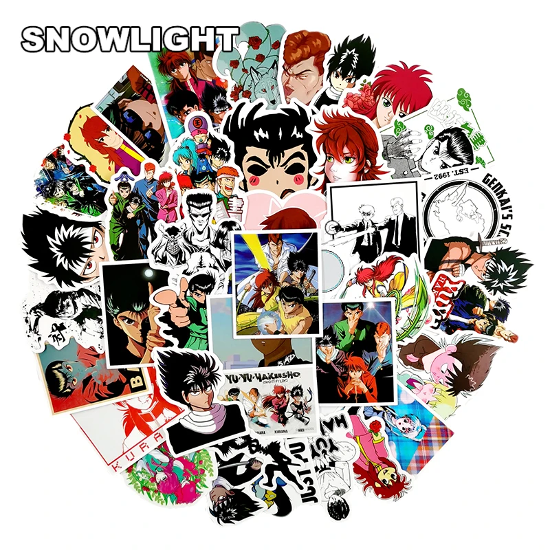 10/30/50pcs/set Japanese Animal Yuyu Hakusho Waterproof Graffiti Stickers For Laptop Motorcycle Luggage Skateboard Scrapbook