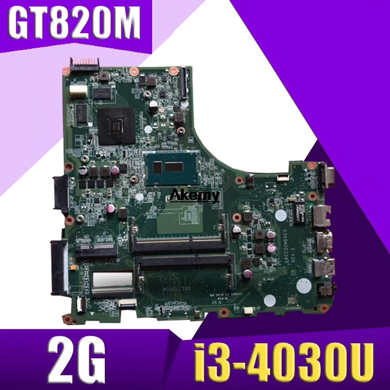 

for ACER E5-471 E5-471G V3-472 V3-472P Laptop motherboard DA0ZQ0MB6E0 with i3-4030U GT820M 2G 100% test work