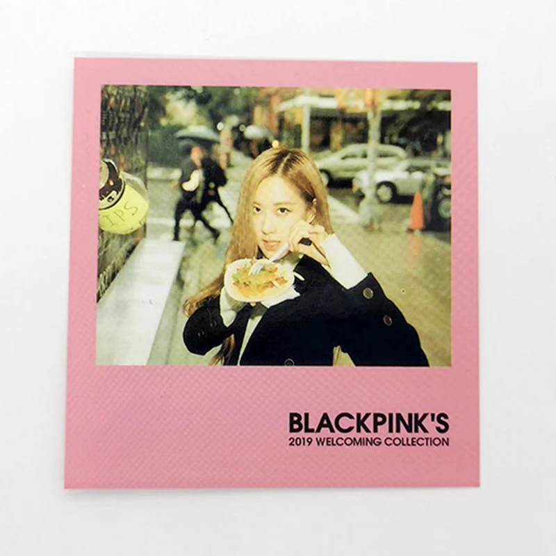 5 шт./компл. blackblackpink альбом Lomo карты Новая мода самодельные бумажные фото карты