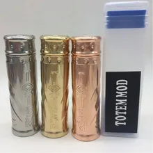 TOTEM Mech MOD 24 мм SS Латунь Медь 18650 батарея 510 нить Гибридный механический мод крутой дизайн высокое качество vape моды против Кеннеди