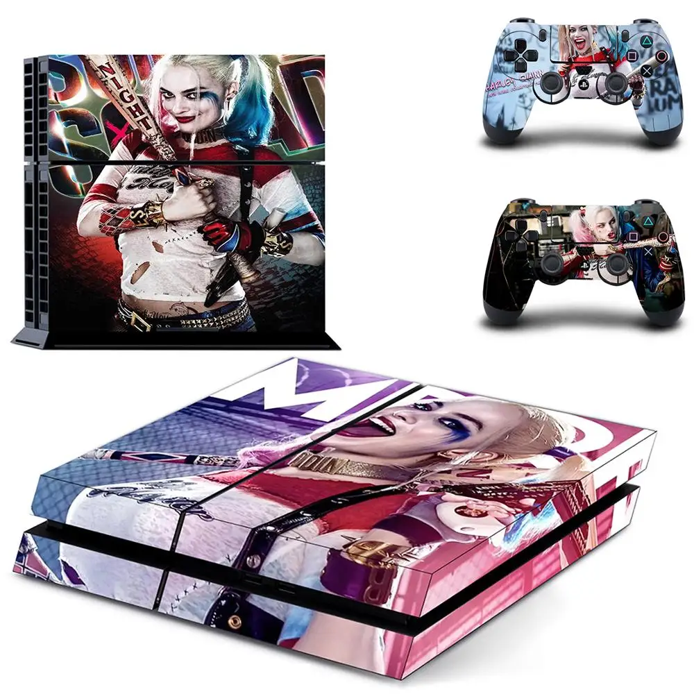 Харли Квинн Джокер Бэтмен PS4 наклейка s Play station 4 Кожа Наклейка для playstation 4 PS4 консоль и контроллер Скины Виниловые