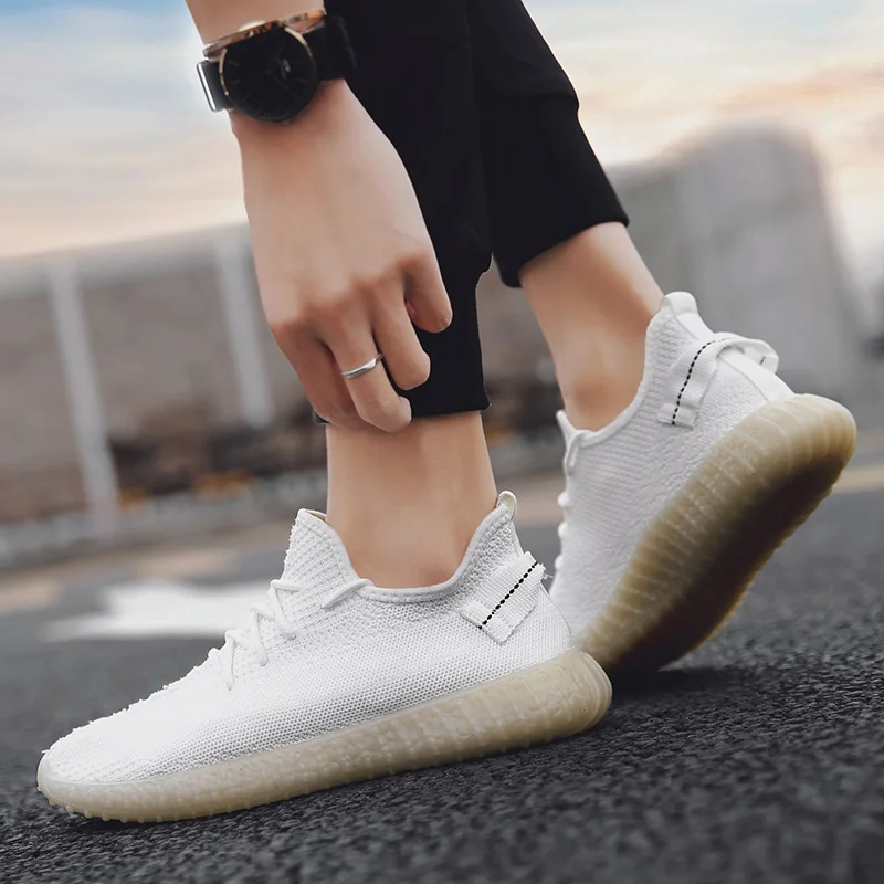 

2019 Spring Summer New Style Men Stars Popcorn Fashion Casual Breathable Loafers Comfortable Running MEN'S SHOES