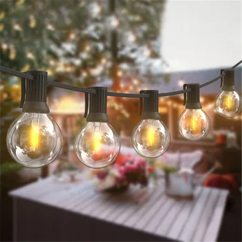 Street Garland Light Outdoors Wedding LED Bulb G40 Globe String Lights Christmas Decor Garden Light For Party Yard 1