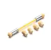 baby boomer sponge Gradient Brush With 4 Replace Sponge Heads Glitter Powder Dotting Gradient Pen Sponge Nail Art 5